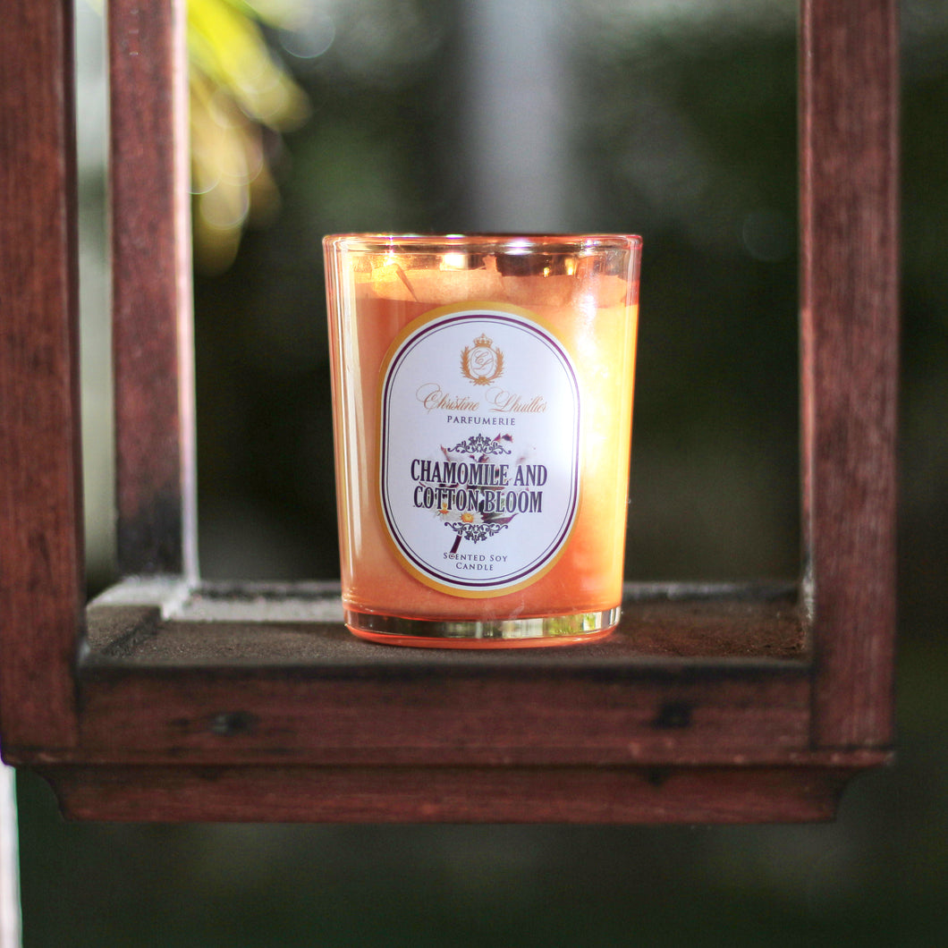 Scented Soy Candle Chamomille & Cottton Bloom
