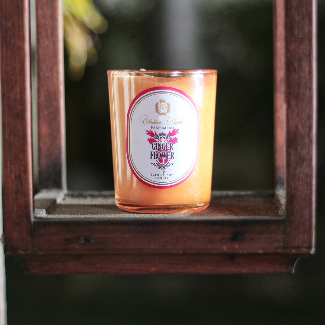 Scented Soy Candle Ginger Flower